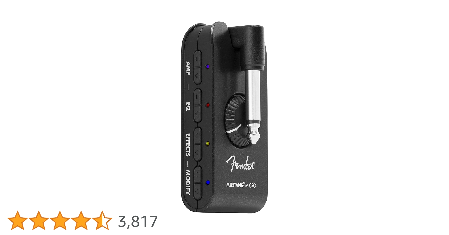 Fender ギター&ベース用ヘッドフォンアンプ MUSTANG™ MICRO Fender フェンダー Mustang Micro Plus ヘッドホンアンプ ギター